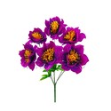 Искусственные цветы Букет Кувшинки двойной, 6 голов, 440 мм