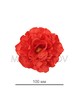 Кудрявая красная роза M022, диаметр 100 мм, 7 шт на букете.