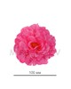 Кудрявая розовая роза M022, диаметр 100 мм, 7 шт на букете.
