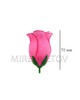 Искусственные цветы Розы бутон, шелк, 70 мм
