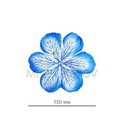 Искусственные Пресс цветы Гербера, атлас, 150 мм