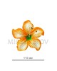 Пресс цветок желтая кувшинка атлас E5