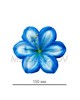 Пресс цветок голубая лилия атлас E7