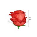 Искусственные цветы Роза бутон пышный, атлас, 80 мм