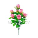 Штучні квіти Букет Троянда бутон, 9 голів, 460 мм