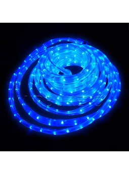 Гирлянда дюралайт LED, синяя, 10 м