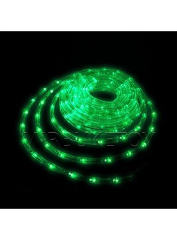 Гирлянда дюралайт LED, зеленая, 20 м