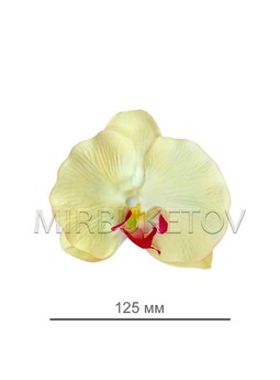 Штучні квіти Орхідея метелик, шовк, 125 мм