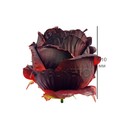 Штучні квіти Троянди бутон пишний гігант, атлас, 110 мм