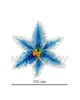 Лилия голубая атласная 160 мм