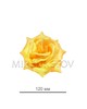 Роза атласная открытая желтая 69-2