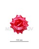 Искусственные цветы Роза открытая, атлас, 100 мм