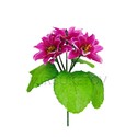 Искусственные цветы Бордюрный букет Крокусы, 5 голов, микс, 210 мм