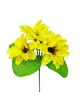 Штучні квіти Бордюрний букет Крокуси, 5 голів, мікс, 210 мм