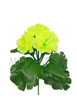 Искусственные цветы Бордюрный букет Фиалки, 5 голов, микс, 200 мм