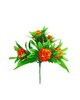 Искусственные цветы Бордюрный букет пластмассовой Розы, 5 голов, 210 мм