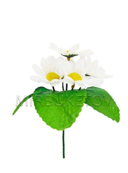 Искусственные цветы Бордюрный букет Ромашки, 5 голов