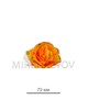 Искусственные цветы Роза с тюль сеткой, 70 мм