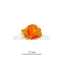 Искусственные цветы Роза с тюль сеткой, 70 мм