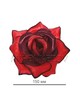 Искусственные цветы Роза открытая, атлас, 150 мм, Распродажа