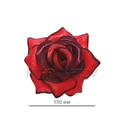 Искусственные цветы Роза открытая, атласная, 150 мм, Распродажа