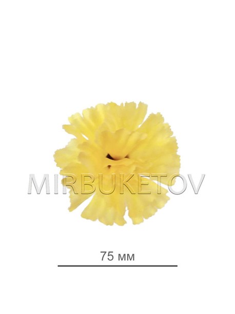 Искусственные цветы Гвоздика, шелк, 75 мм, SALE Распродажа