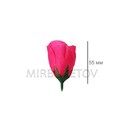 Штучні квіти Троянди бутон, шовк, 55 мм, Розпродаж