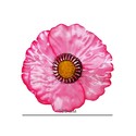 Штучні квіти Мак, атлас, 130 мм