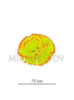 Штучні квіти Гвоздика 3 пелюстки, 75 мм