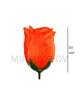 Роза бутон морковный широкий, атлас, 80 мм, F14-2