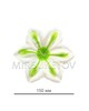 Пресс цветок лилия атласная белая, 150 мм, E6