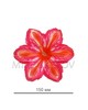 Пресс цветок лилия атласная малиновая, 150 мм, E6