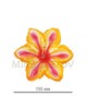 Пресс цветок лилия атласная желтая, 150 мм, E6