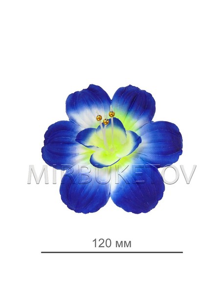 Штучні Прес квіти з тичинкою-намистинкою кругла Мальва, 120 мм