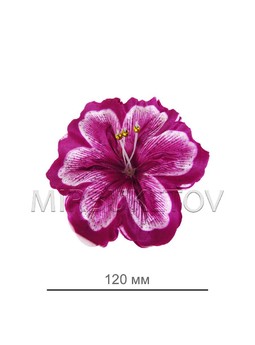Искусственные Пресс цветы Лилия, атлас, 120 мм