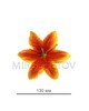 Штучні Прес квіти Орхідея, атлас, 130 мм