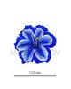 Пресс цветок Лилия атласная темно-голубая, 120 мм, E10