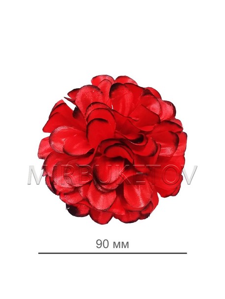 Штучні квіти Жоржина, атлас, 90 мм