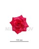 Штучні квіти Троянда відкрита, оксамит, 100 мм, Розпродаж