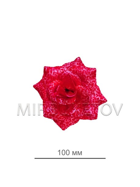 Штучні квіти Троянда відкрита, оксамит, 100 мм, Розпродаж
