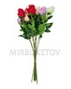 Искусственные цветы Премиум Роза на ножке, 630 мм