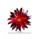 Штучні квіти Астра п'ять пелюсток, атлас, 160 мм