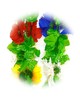 Лиана Полевые цветы с листом, 200 мм, Ln007