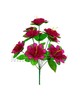 Искусственные цветы Букет Китайской Розы, 9 голов, 420 мм