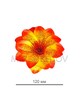 Искусственный цветок Крокуса красно-желтый, 120 мм, E74