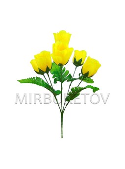 Штучні квіти Букет Троянди "Суми", 6 голів, 390 мм