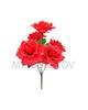 Искусственные цветы Букет волнистой Розы, 6 голов, 370 мм