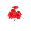 Штучні квіти Букет хвилястої Троянди, 6 голів, 370 мм