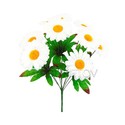 Искусственные цветы Букет белой Ромашки, 9 голов, 470 мм