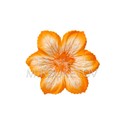 Штучні Прес квіти із вставкою Гербера, атлас, 150 мм